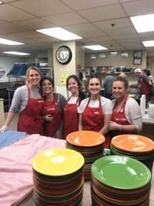Curate Partners | Insights Curate Partners team members serving at Rosie's Place