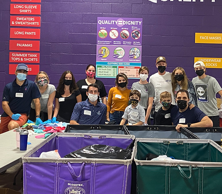 The Curate Team at Cradles to Crayons 2021